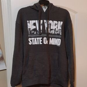 Moda New York State Of Mind Grey Hoodie